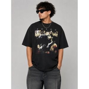 Polo G Rap Graphic T-Shirt Mens XL Black Short Sleeve Streetwear Hip‎ Hop Tee